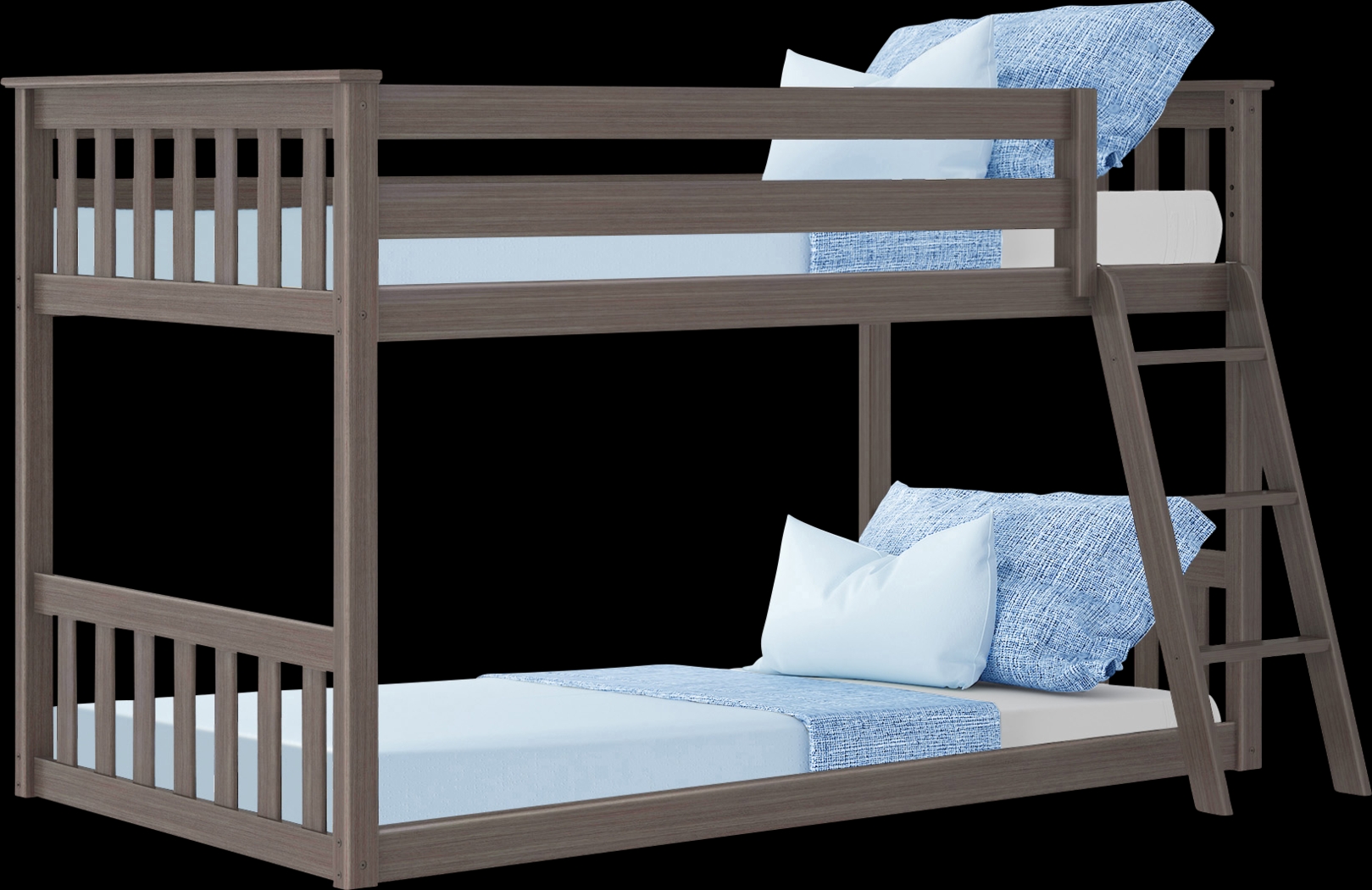 Kids Imonie Gray Twin/Twin Low Loft Bunk Bed - Thumbnail - Image 6