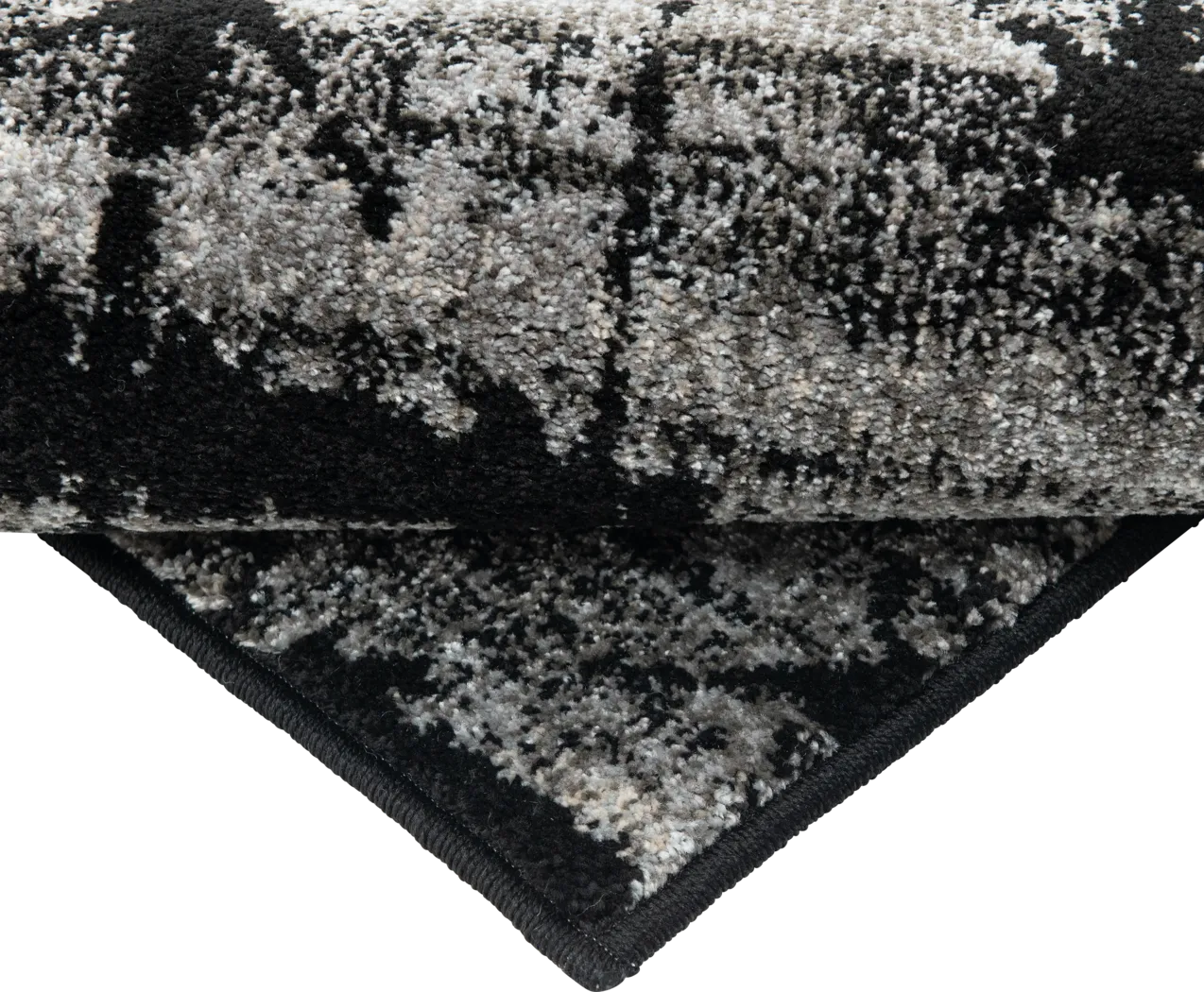 Imum Black 5'1 x 7'6 Rug - Thumbnail - Image 7