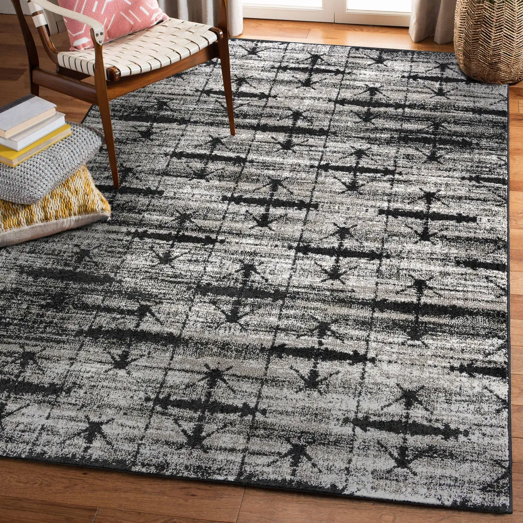 Imum Black 5'1 x 7'6 Rug - Thumbnail - Image 8