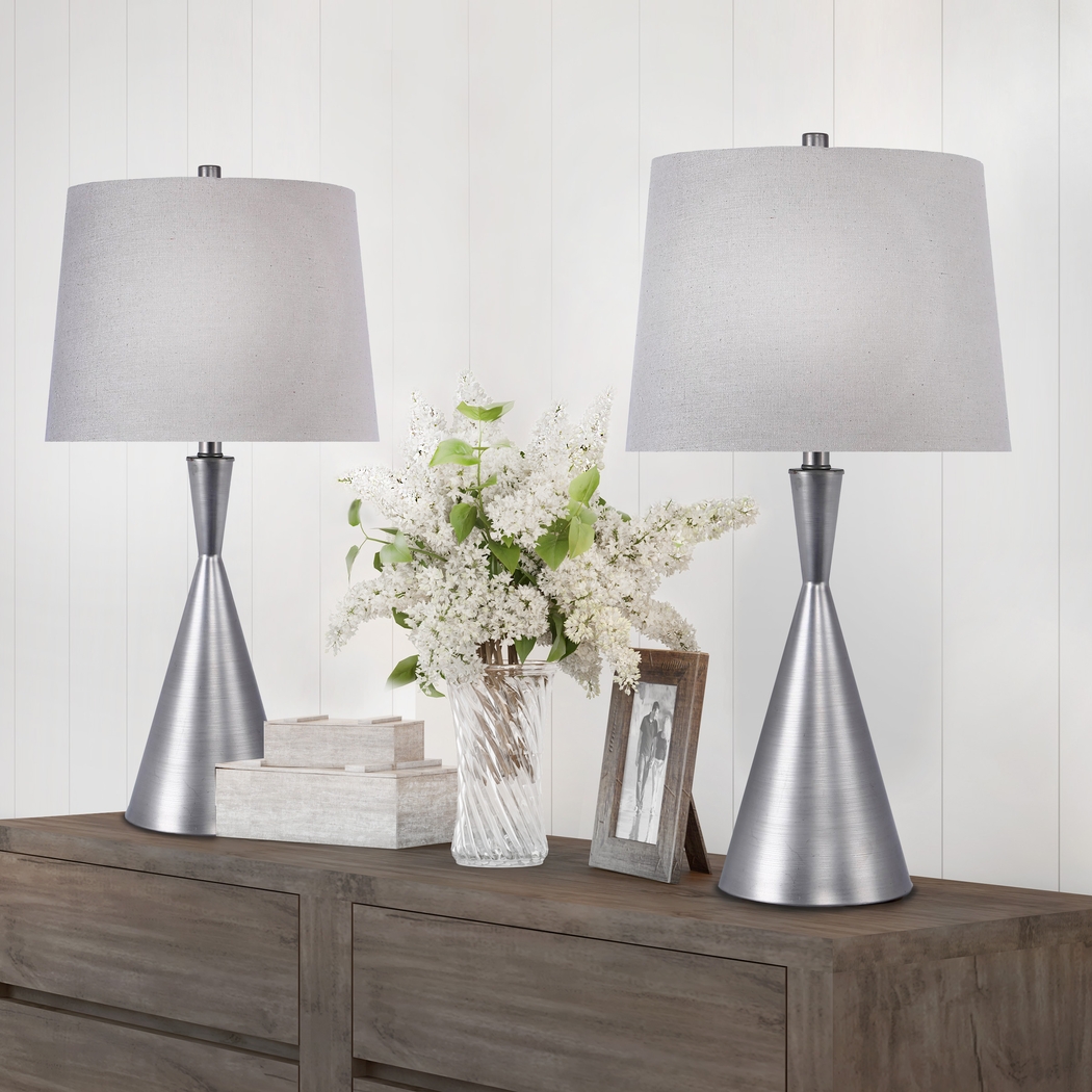 Inagua Shores Gray Lamp, Set of 2 - Thumbnail - Image 3