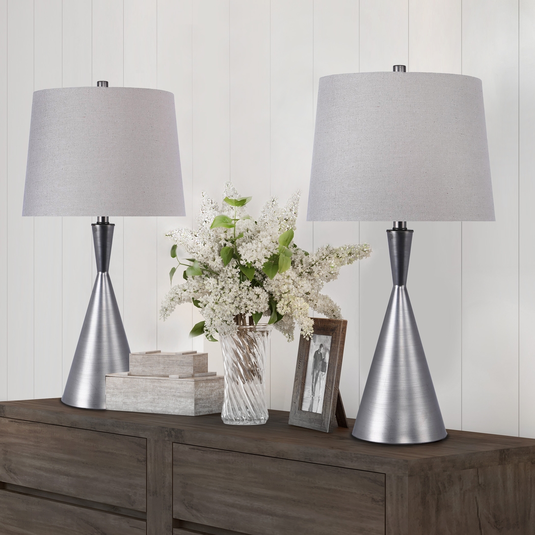 Inagua Shores Gray Lamp, Set of 2 - Thumbnail - Image 4