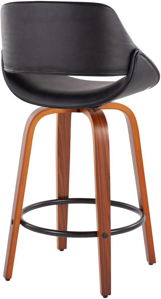 Inaran I Black Counter Height Stool, Set of 2 - Thumbnail - Image 5