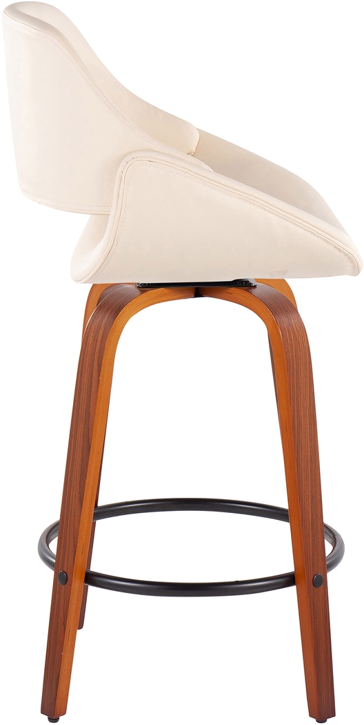 Inaran I Cream Counter Height Stool, Set of 2 - Thumbnail - Image 3