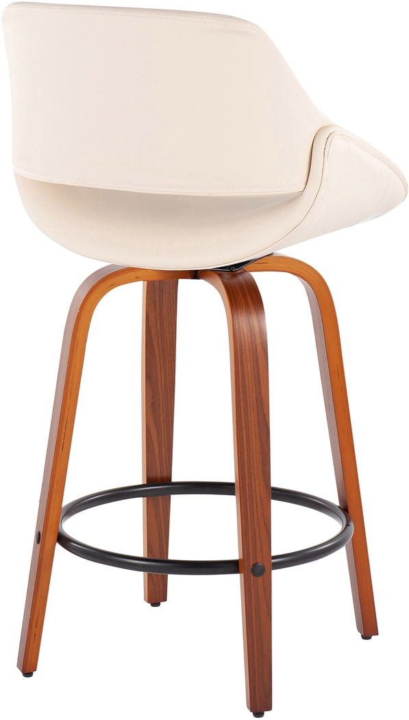 Inaran I Cream Counter Height Stool, Set of 2 - Thumbnail - Image 4