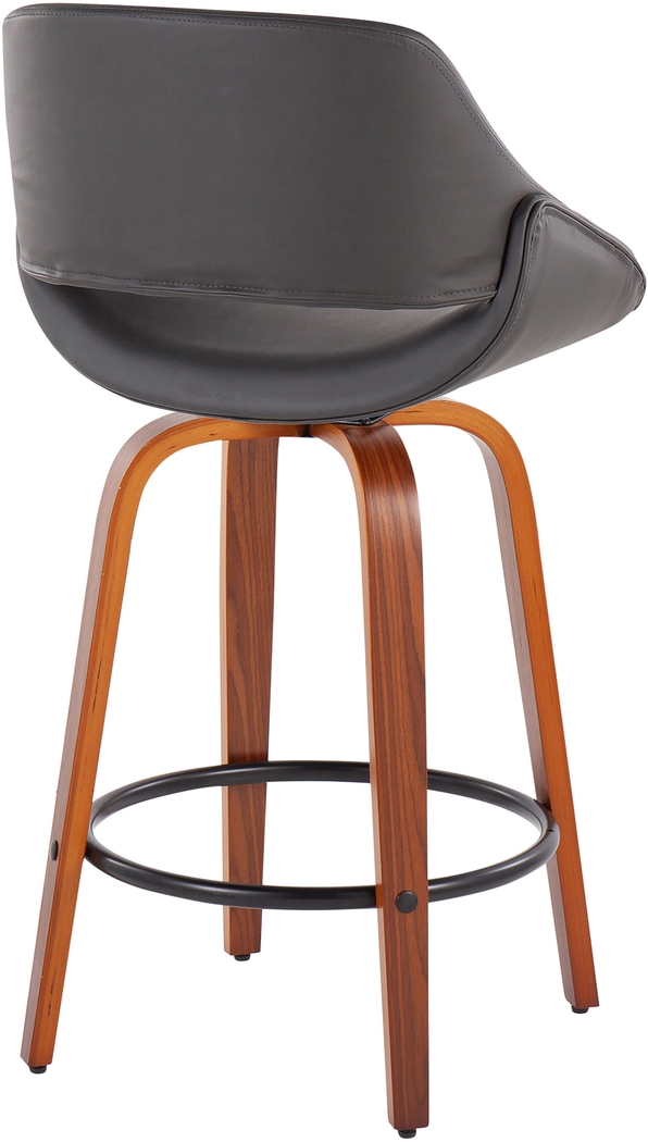 Inaran I Gray Counter Height Stool, Set of 2 - Thumbnail - Image 4