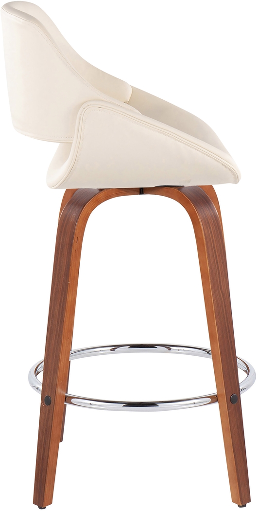 Inaran II Cream Counter Height Stool, Set of 2 - Thumbnail - Image 3