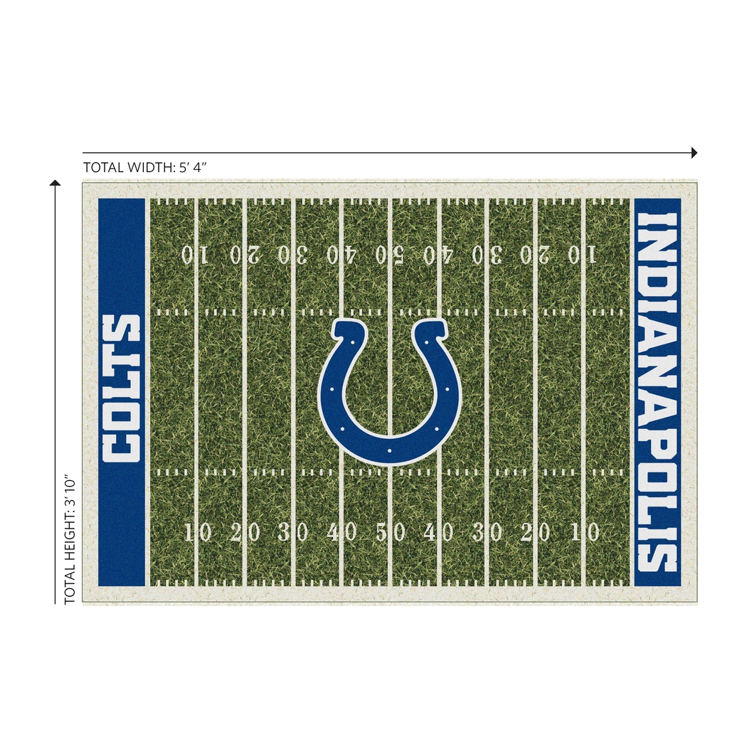 Indianapolis Colts Green 4' x 6' Rug - Thumbnail - Image 3