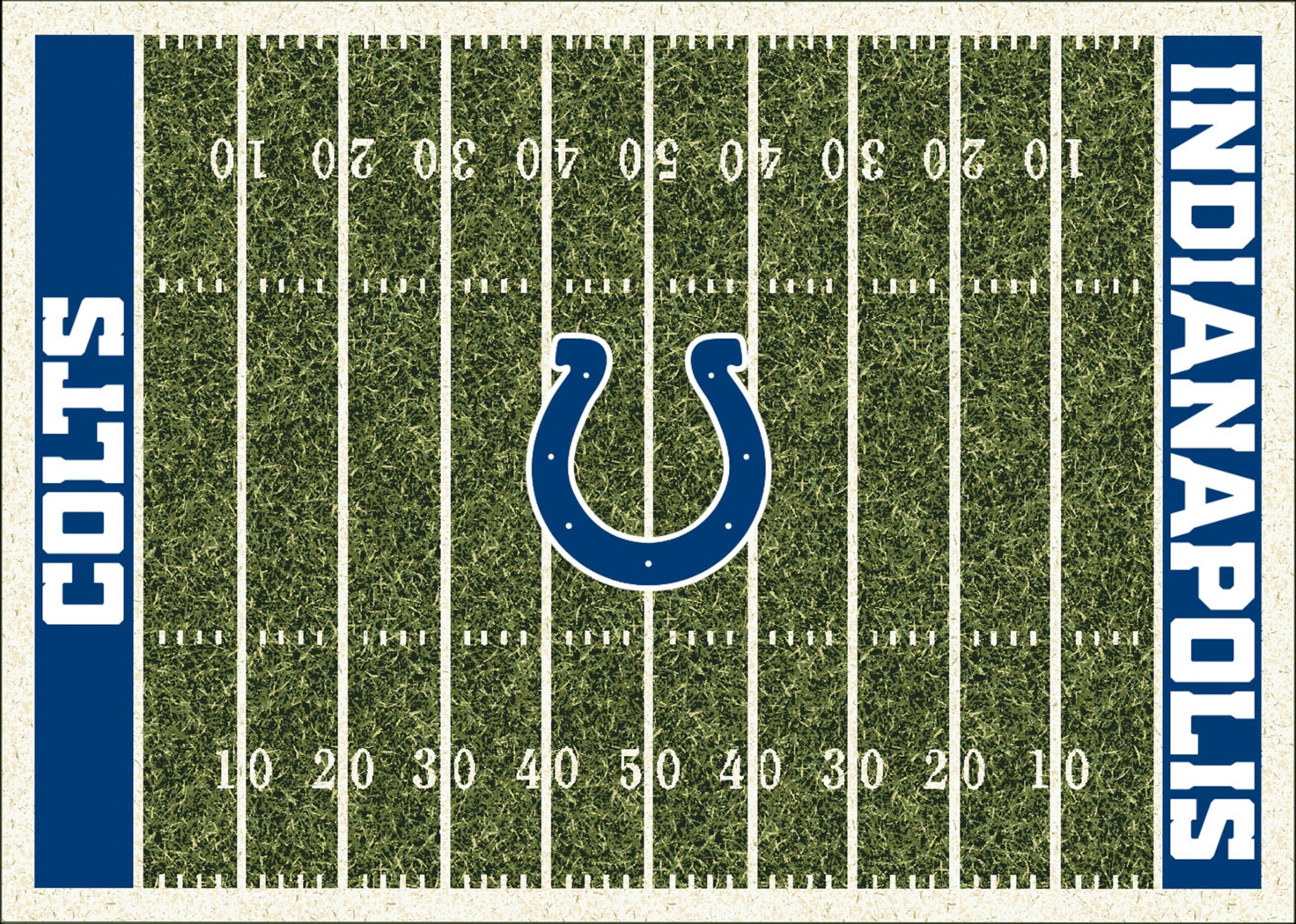 Indianapolis Colts Green 4' x 6' Rug - Thumbnail - Image 1