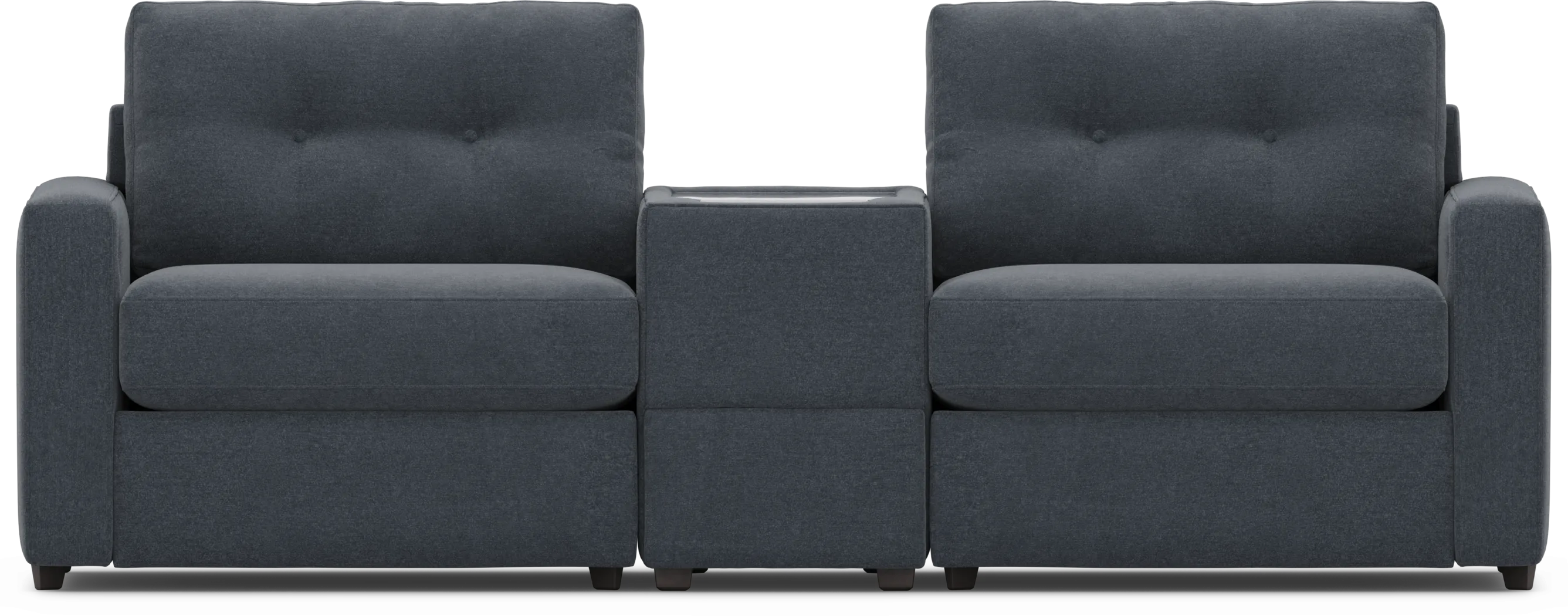 Indigo 3 Pc Power Reclining ModularOne with Media Console - Thumbnail - Image 2