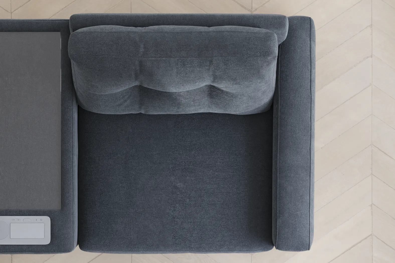 Indigo 7 Pc ModularOne Gel Foam Sleeper with Media Consoles - Image 11