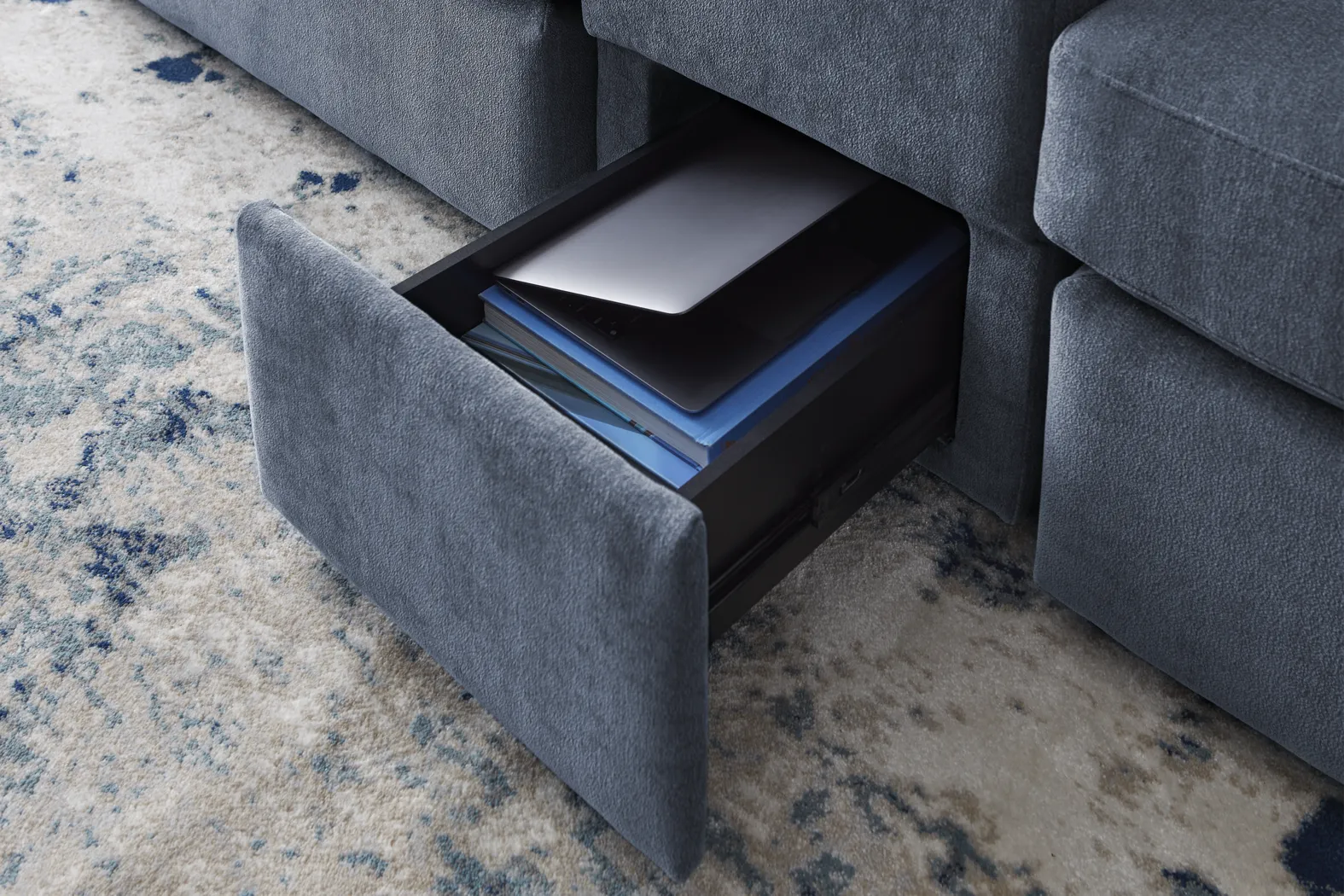 Indigo 7 Pc ModularOne Gel Foam Sleeper - Thumbnail - Image 4