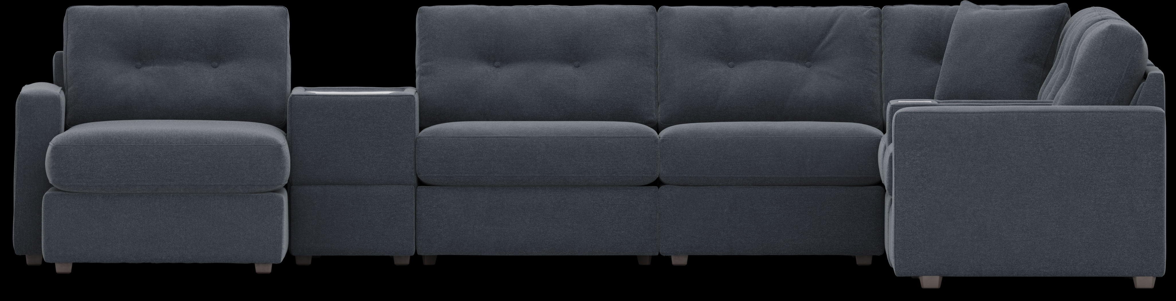 Indigo 8 Pc Power Reclining ModularOne with Media Consoles - Thumbnail - Image 3