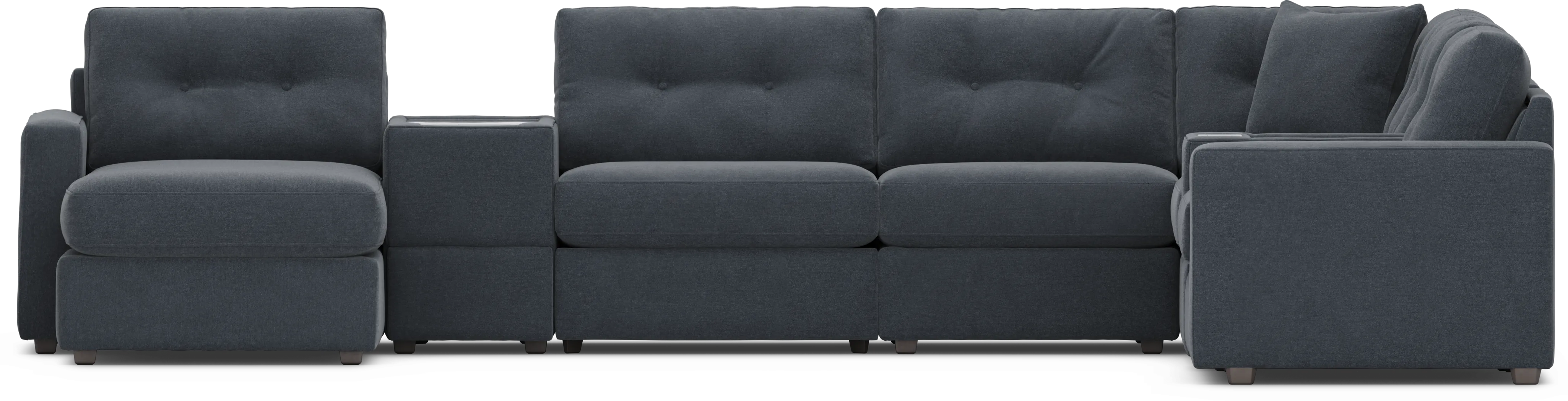 Indigo 8 Pc Power Reclining ModularOne with Media Consoles - Thumbnail - Image 3