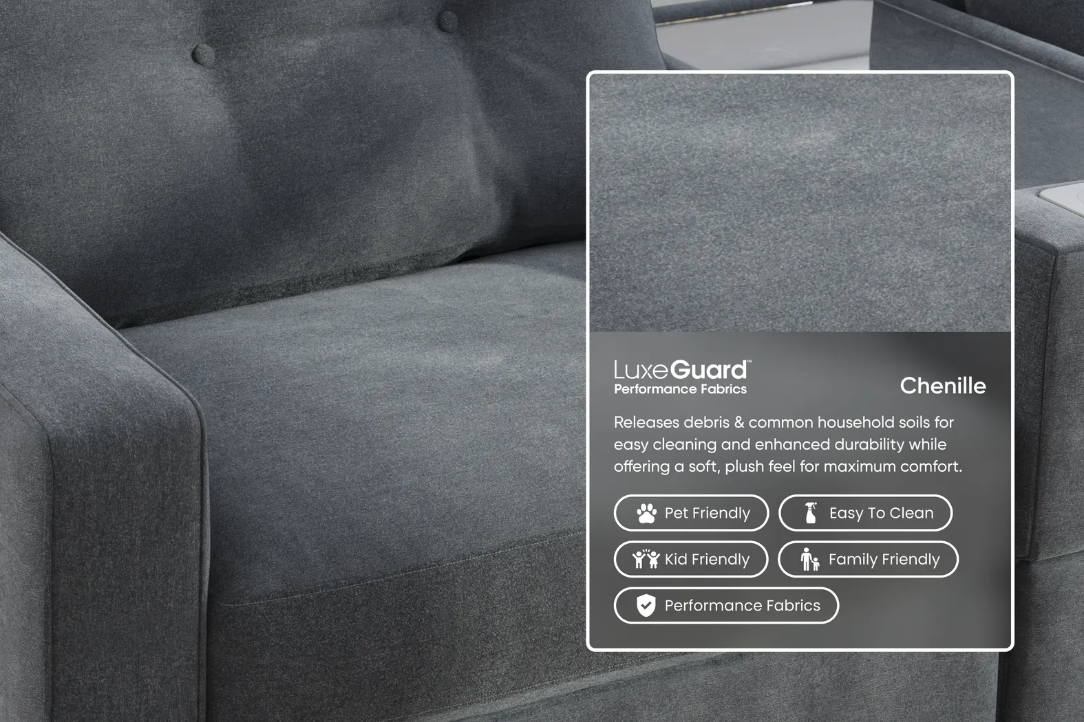 Indigo 8 Pc Power Reclining ModularOne - Thumbnail - Image 2
