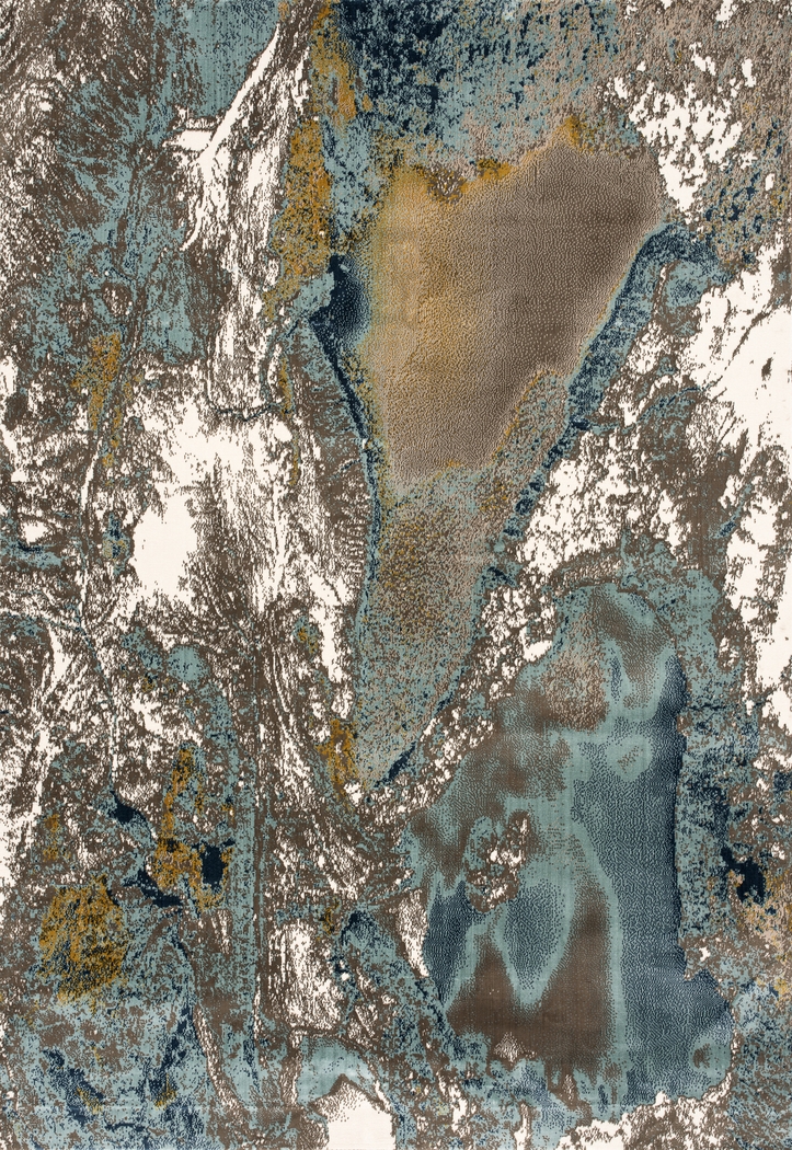 Indigo Reign Teal 7'8 x 10'5 Rug - Thumbnail - Image 1