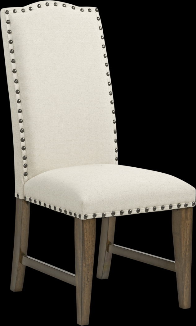 Industrial Court Oatmeal Side Chair - Thumbnail - Image 1