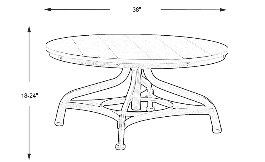 Dimension Image. Please refer to the Dimension Tab on this page for dimension details.