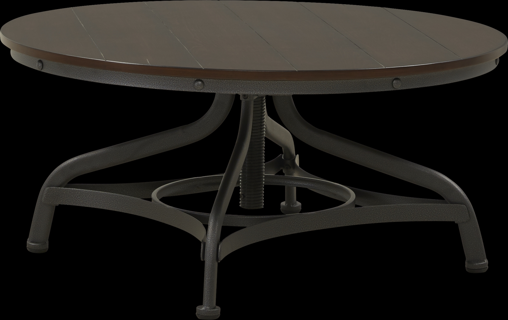 Industrial Place II Cherry Adjustable Cocktail Table - Thumbnail - Image 1