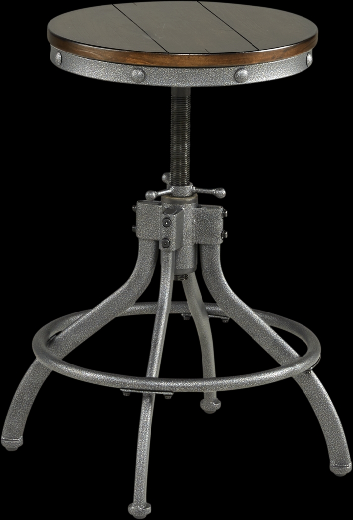 Industry Place Cherry Adjustable Counter Height Stool - Thumbnail - Image 2