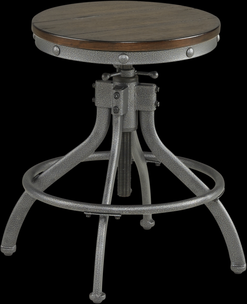 Industry Place Cherry Adjustable Counter Height Stool - Thumbnail - Image 1