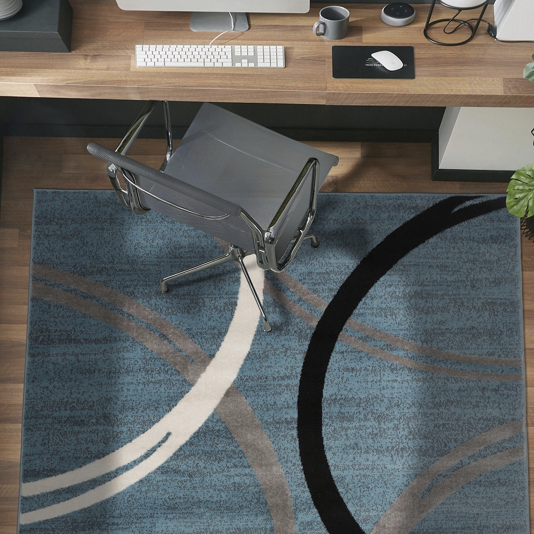 Ineran Blue 5'3 x 7'3 Rug - Thumbnail - Image 4