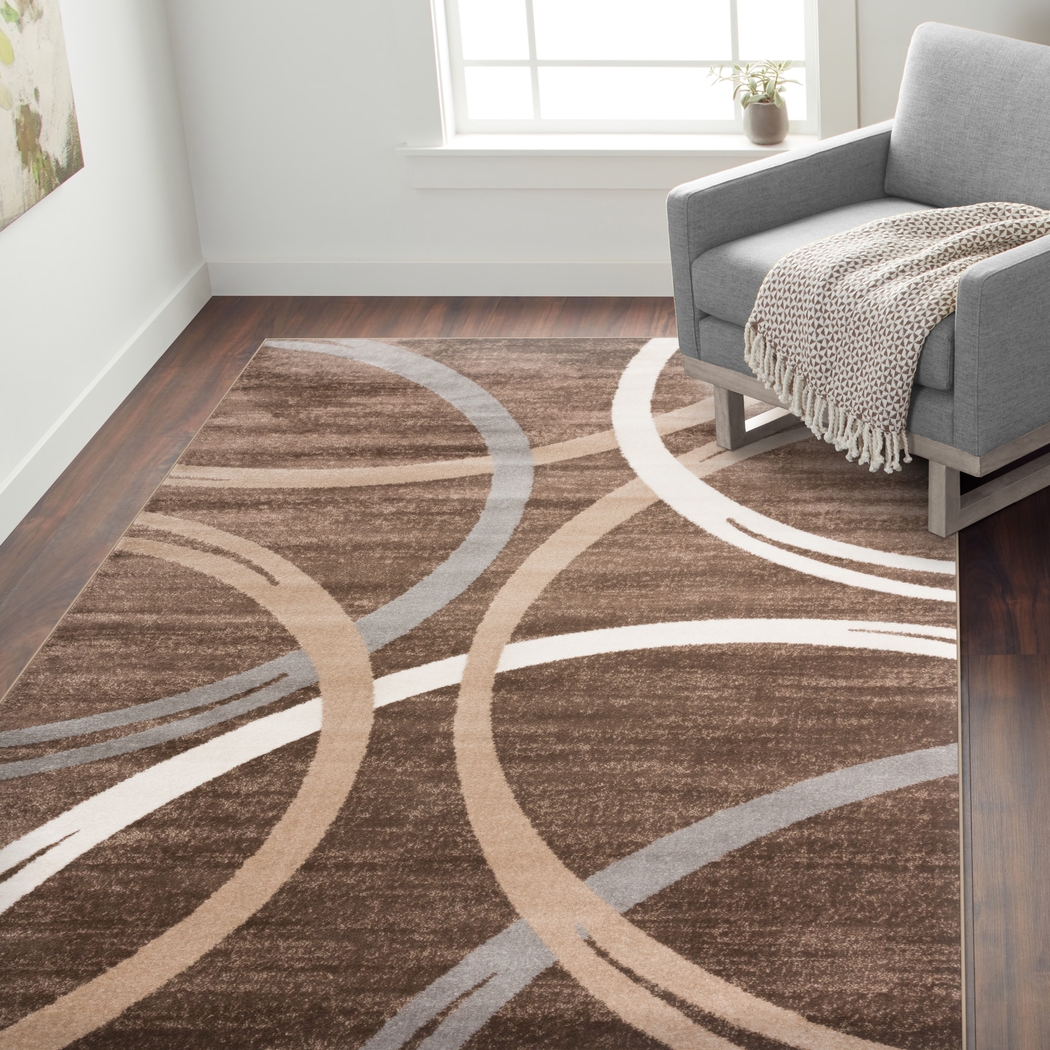 Ineran Brown 5'3 x 7'3 Rug - Thumbnail - Image 2