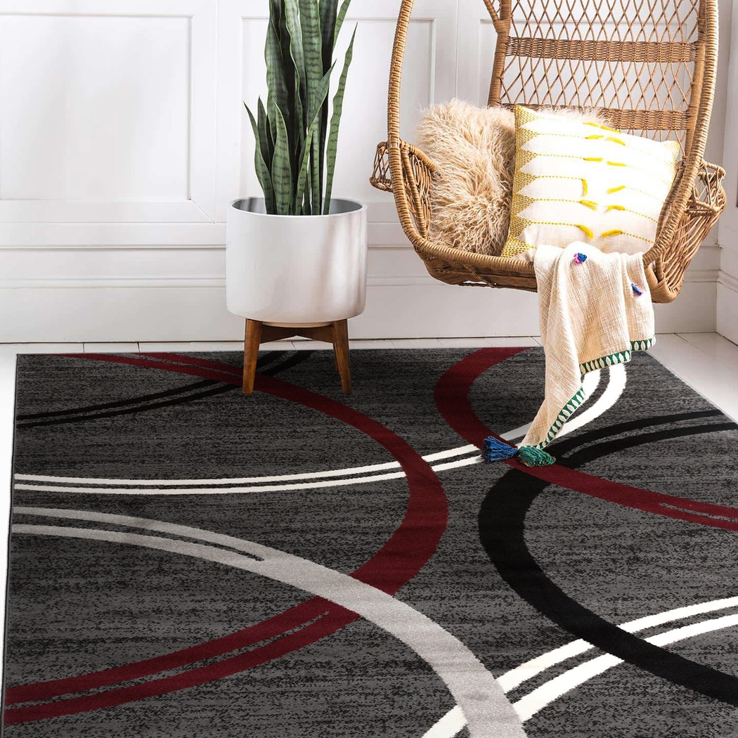 Ineran Red 7'10 x 10'2 Rug - Thumbnail - Image 2