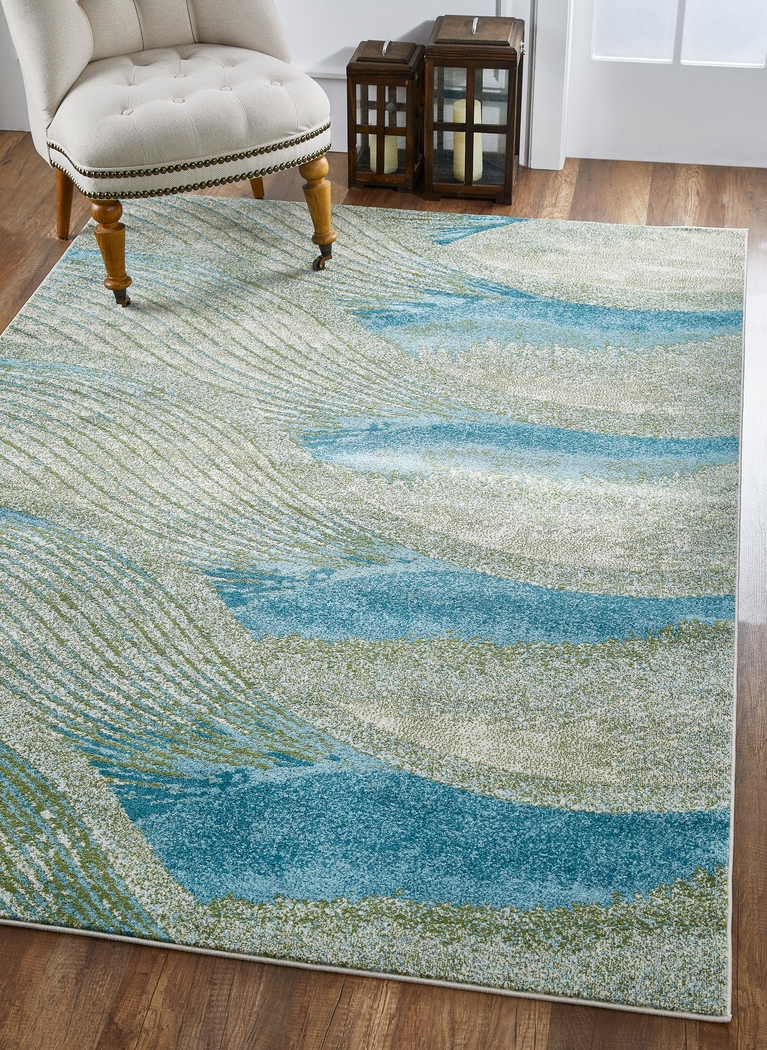Ingerlam Blue 5'3 x 7'7 Rug - Thumbnail - Image 2