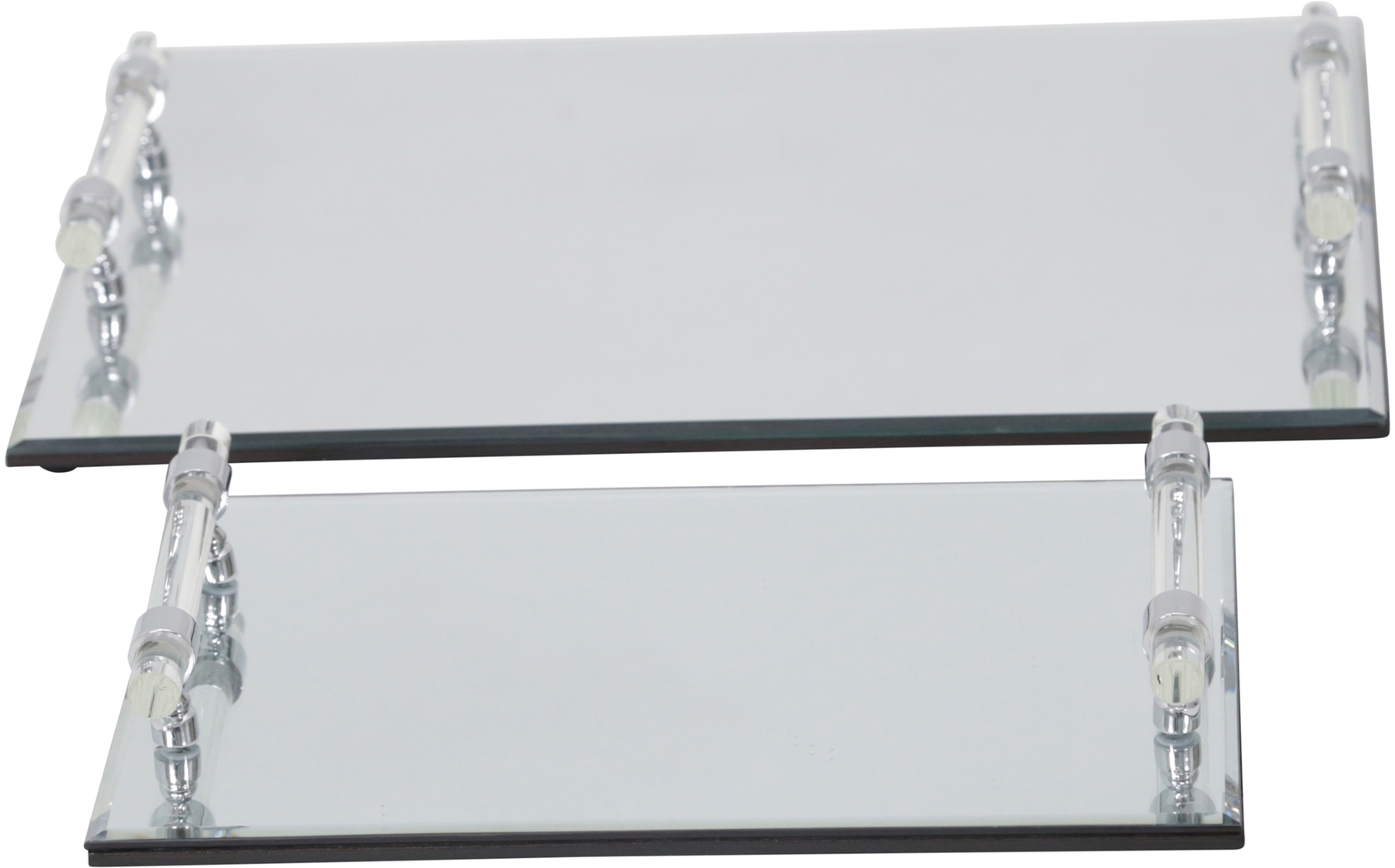 Innerbelt Silver Tray, Set of 2 - Thumbnail - Image 3