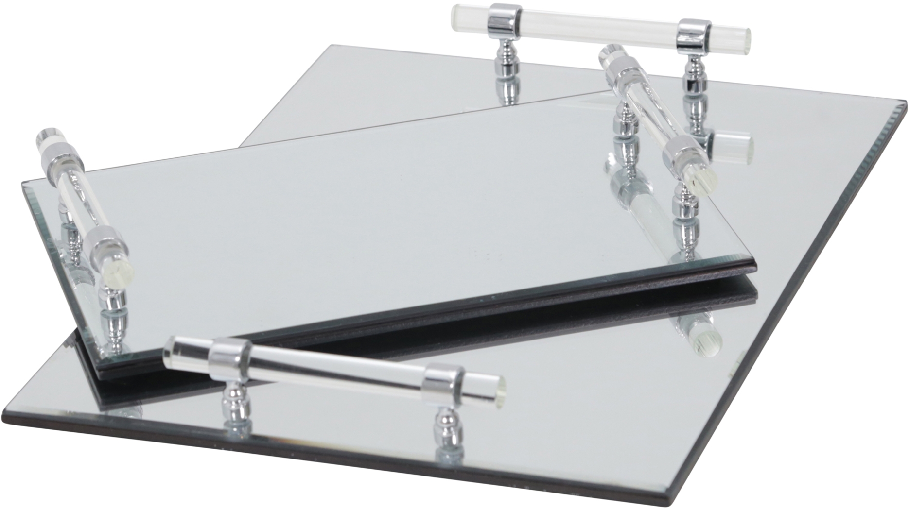 Innerbelt Silver Tray, Set of 2 - Thumbnail - Image 5