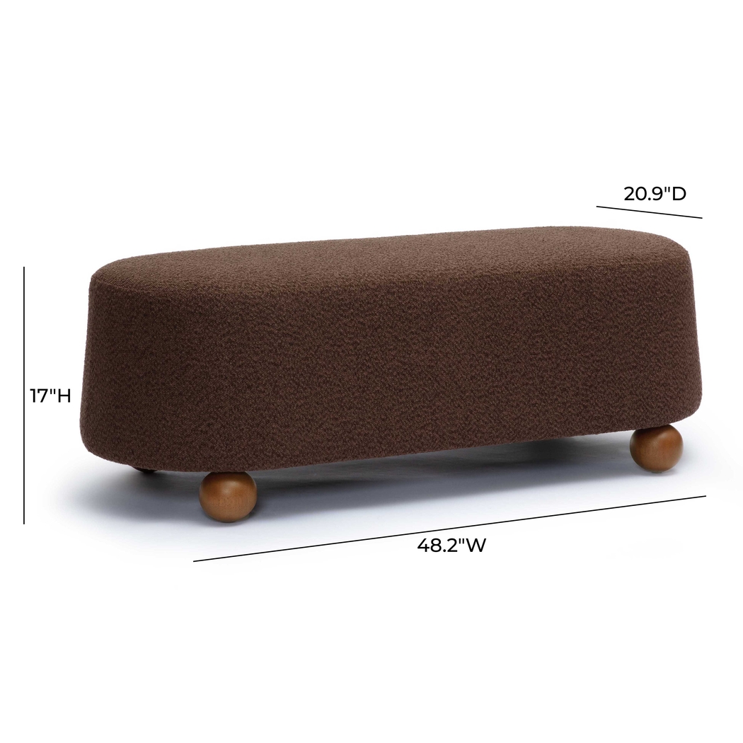 Innitou I Brown Large Ottoman - Thumbnail - Image 6