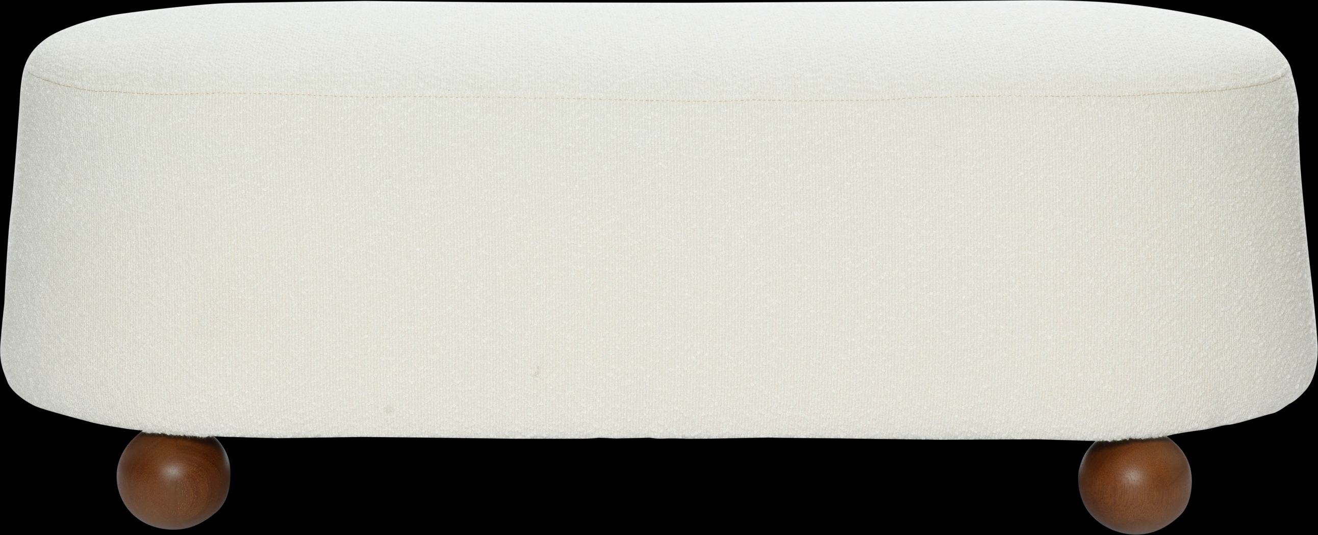 Innitou I Cream Large Ottoman - Thumbnail - Image 3