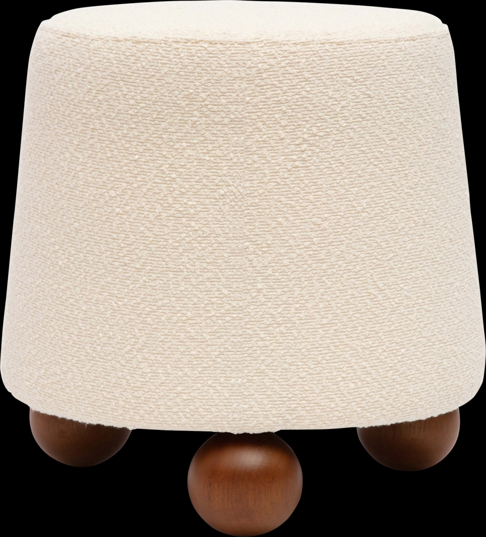 Innitou I Cream Small Ottoman - Thumbnail - Image 3