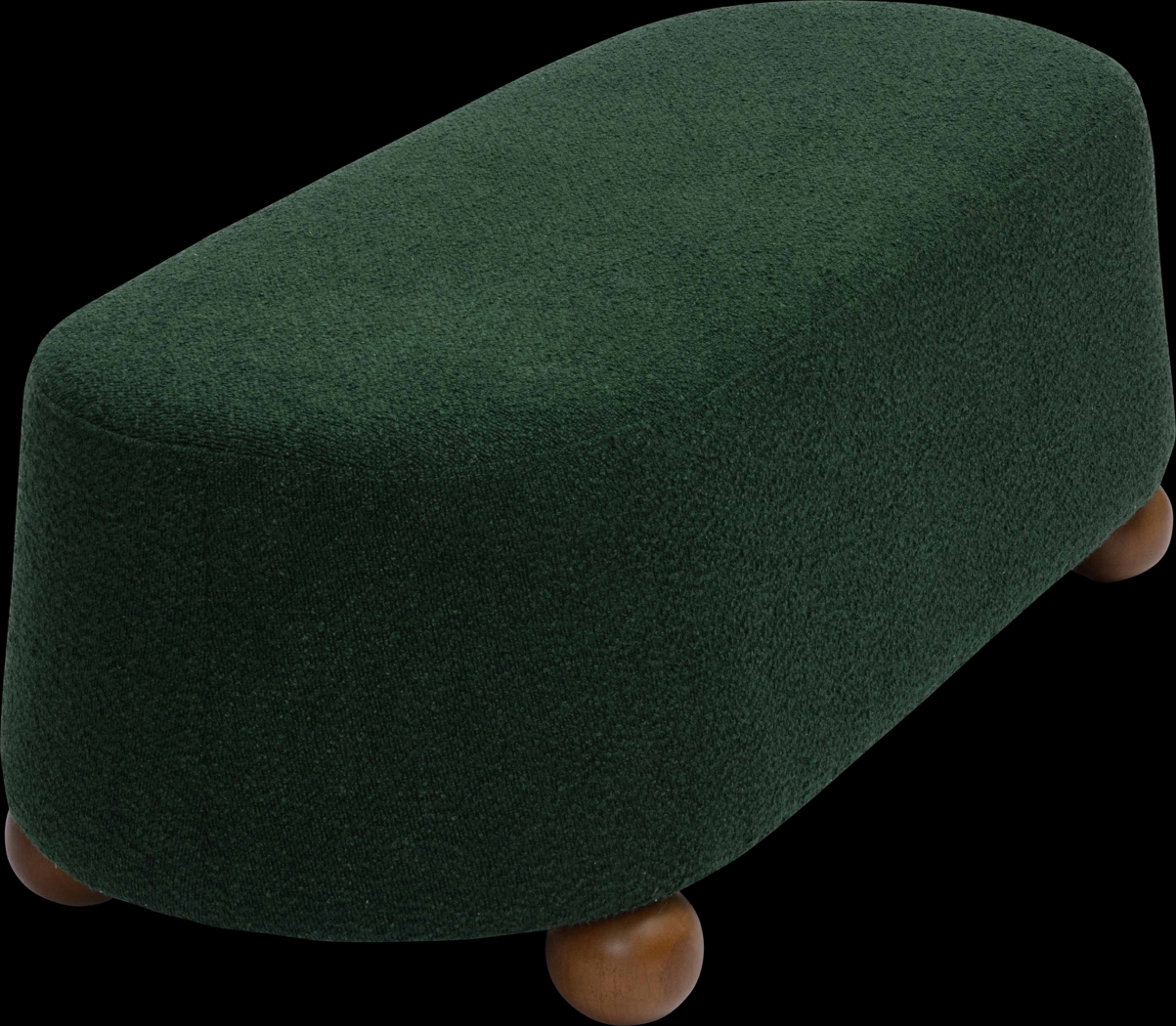 Innitou I Forest Green Large Ottoman - Thumbnail - Image 4