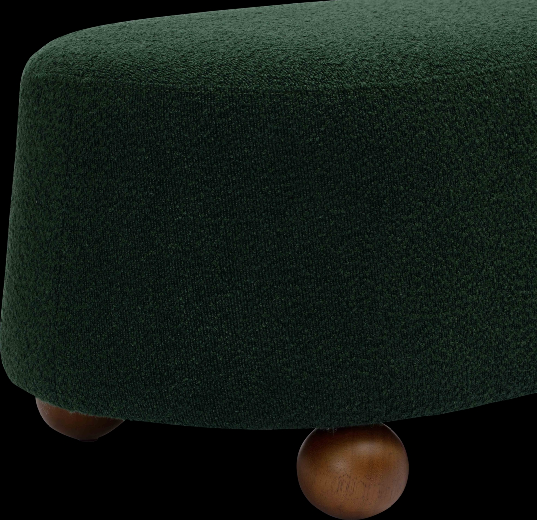 Innitou I Forest Green Large Ottoman - Thumbnail - Image 5