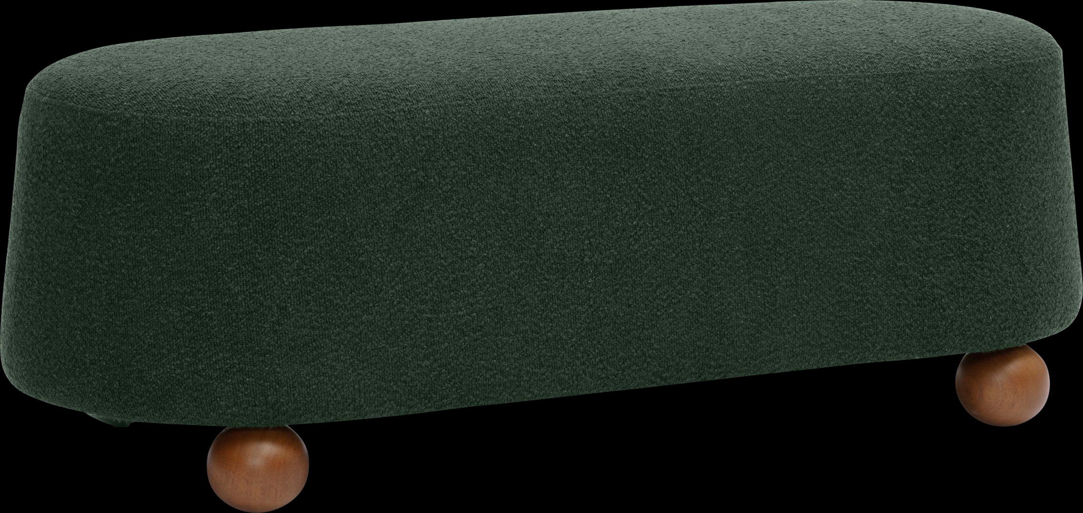 Innitou I Forest Green Large Ottoman - Thumbnail - Image 1