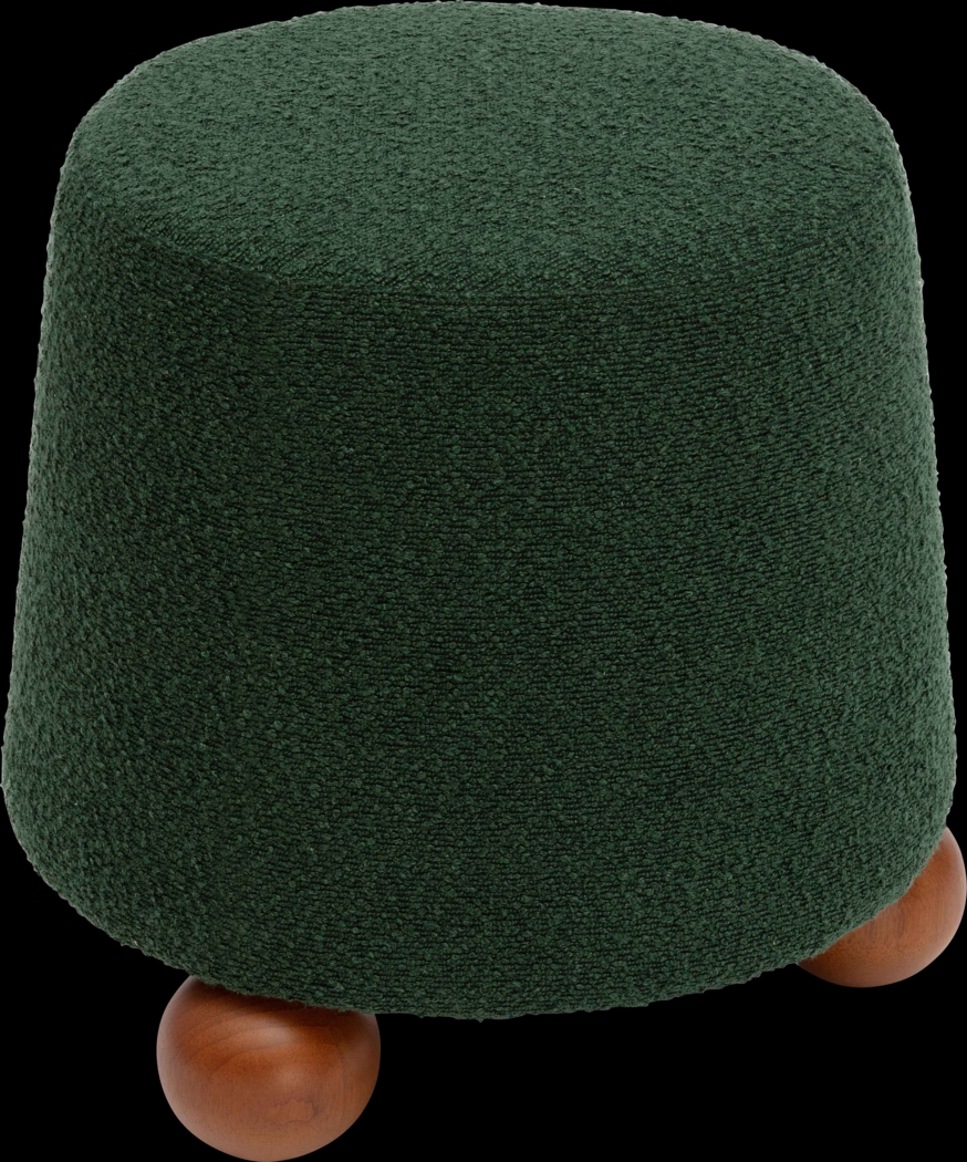 Innitou I Forest Green Small Ottoman - Thumbnail - Image 4