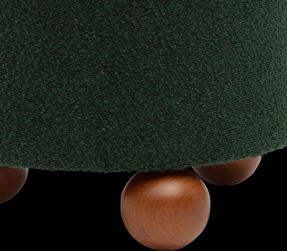 Innitou I Forest Green Small Ottoman - Thumbnail - Image 5