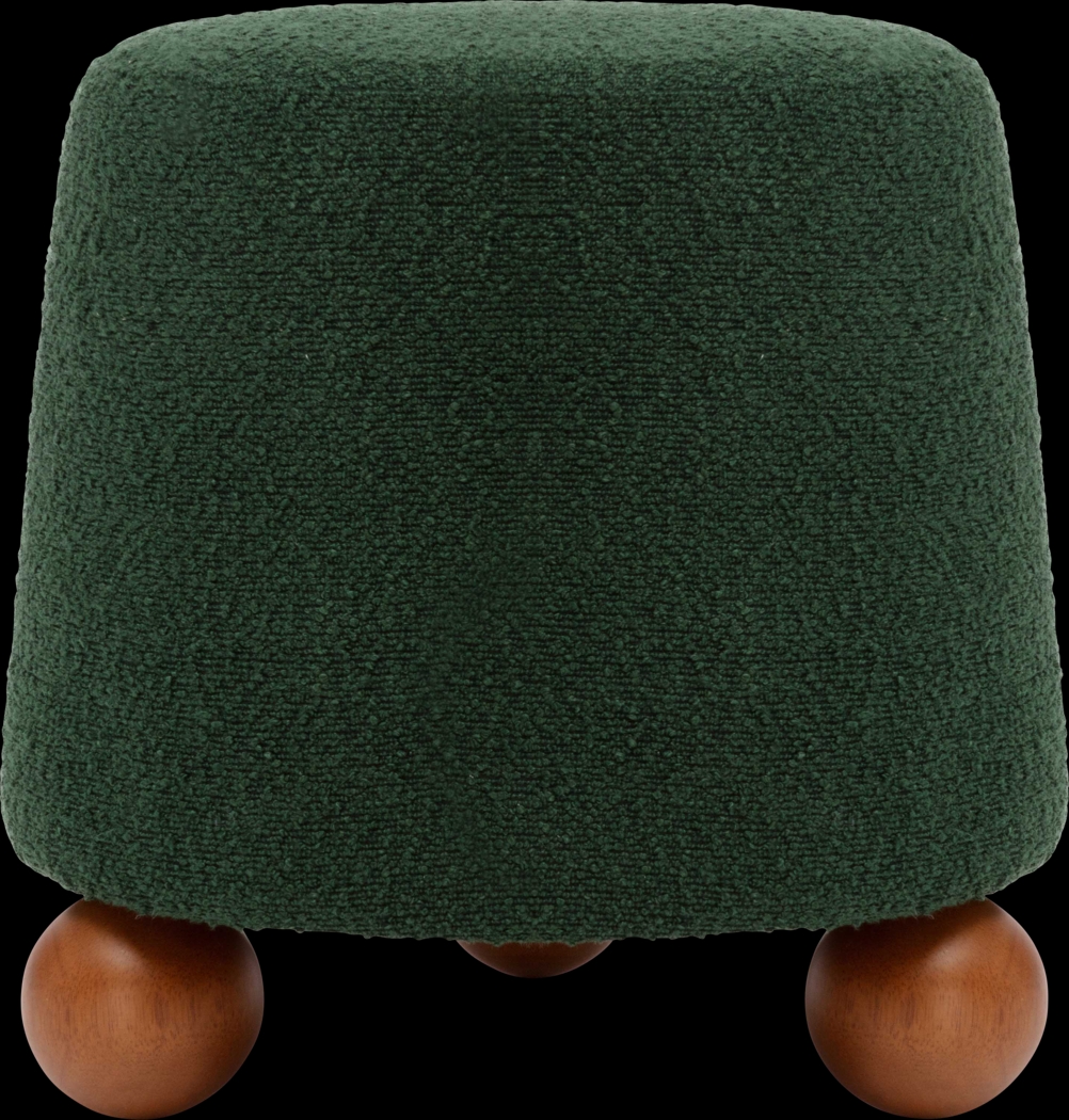 Innitou I Forest Green Small Ottoman - Thumbnail - Image 1