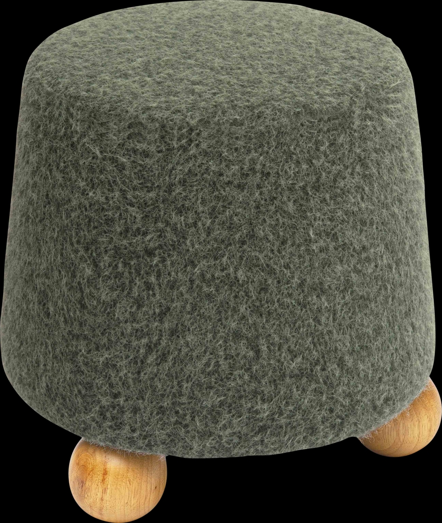 Innitou II Forest Green Small Ottoman - Thumbnail - Image 4