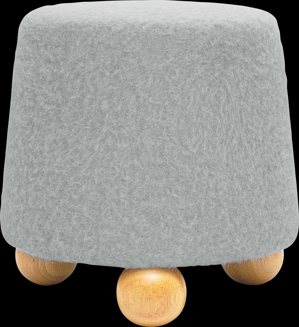 Innitou II Gray Small Ottoman - Thumbnail - Image 3