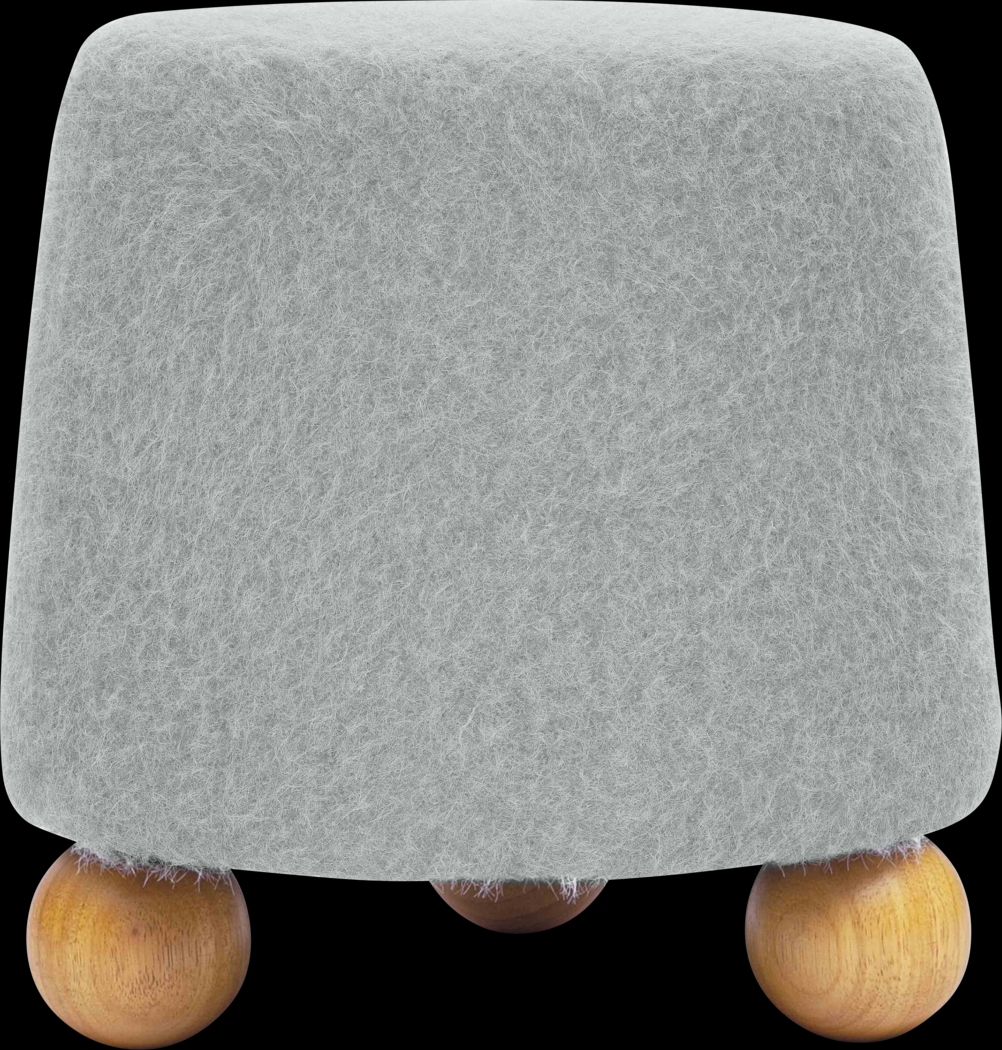 Innitou II Gray Small Ottoman - Thumbnail - Image 1