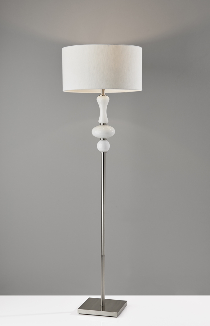 Innsbruck Way White Floor Lamp - Thumbnail - Image 2
