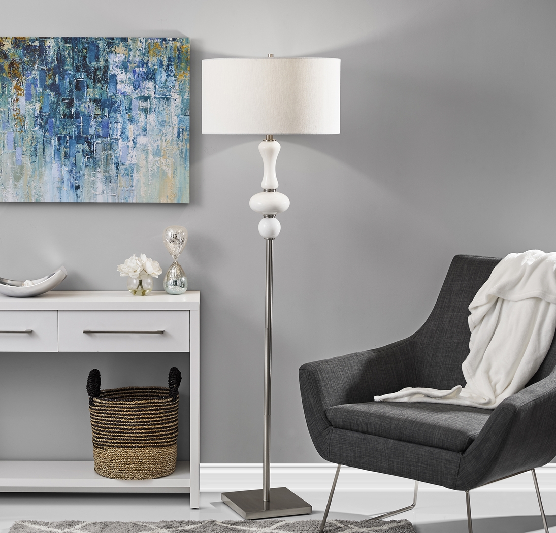 Innsbruck Way White Floor Lamp - Thumbnail - Image 3