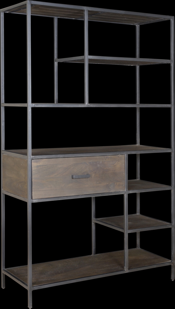 Insdale Gray Bookcase - Thumbnail - Image 1