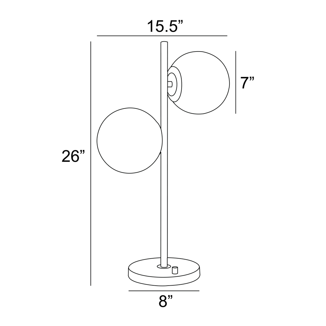 Interlake Place Gold Lamp - Thumbnail - Image 4