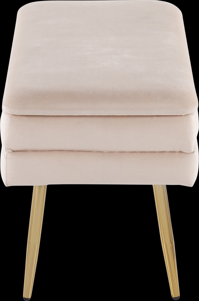 Interlaken Cream Accent Bench - Thumbnail - Image 3