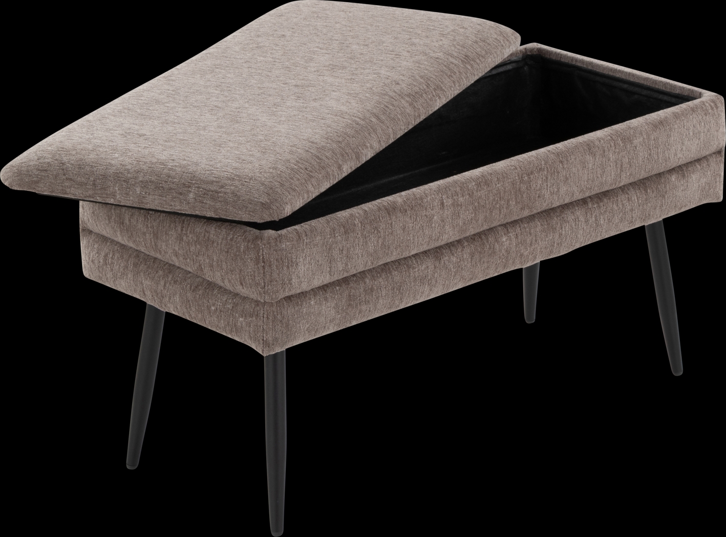 Interlaken II Brown Storage Bench - Thumbnail - Image 6