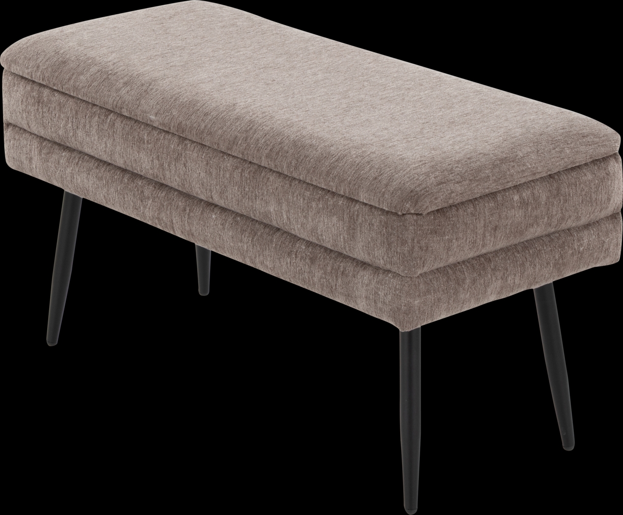 Interlaken II Brown Storage Bench - Thumbnail - Image 8