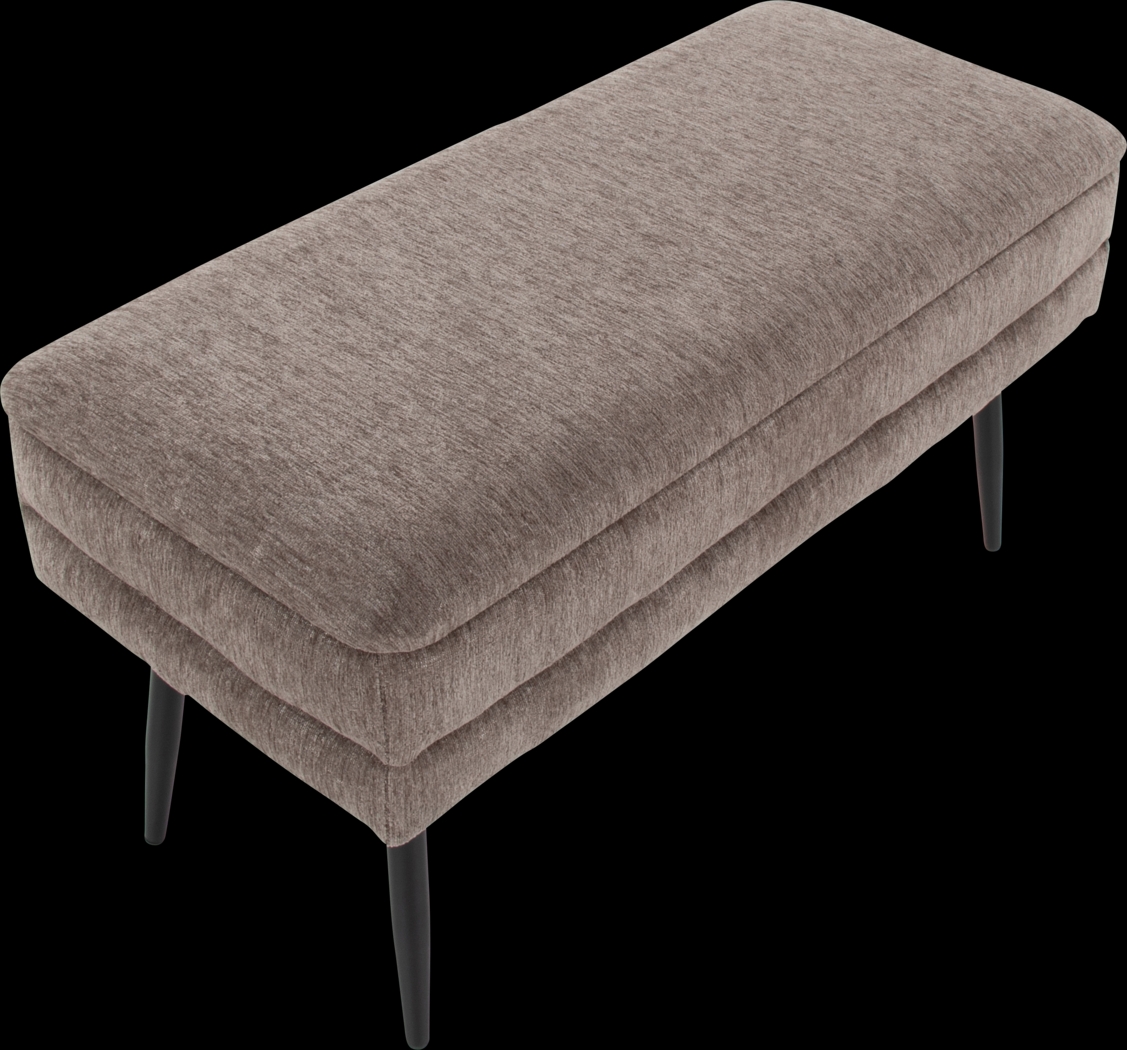 Interlaken II Brown Storage Bench - Thumbnail - Image 10